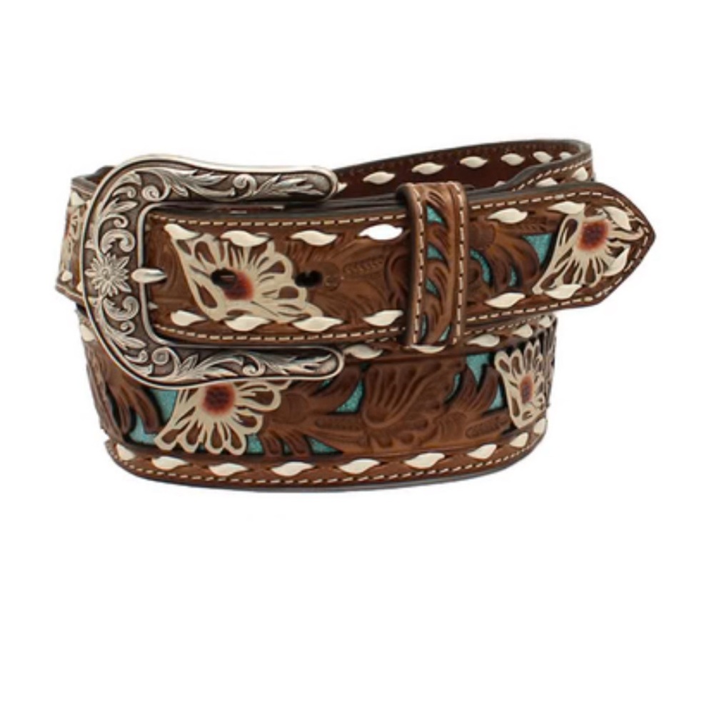 Ariat Women's Floral Overlay Belt